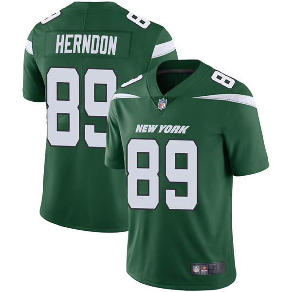 Men's New York Jets #89 Chris Herndon Green Vapor Untouchable Limited Stitched NFL Jersey